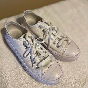 Converse All Star White Canvas Sneakers
